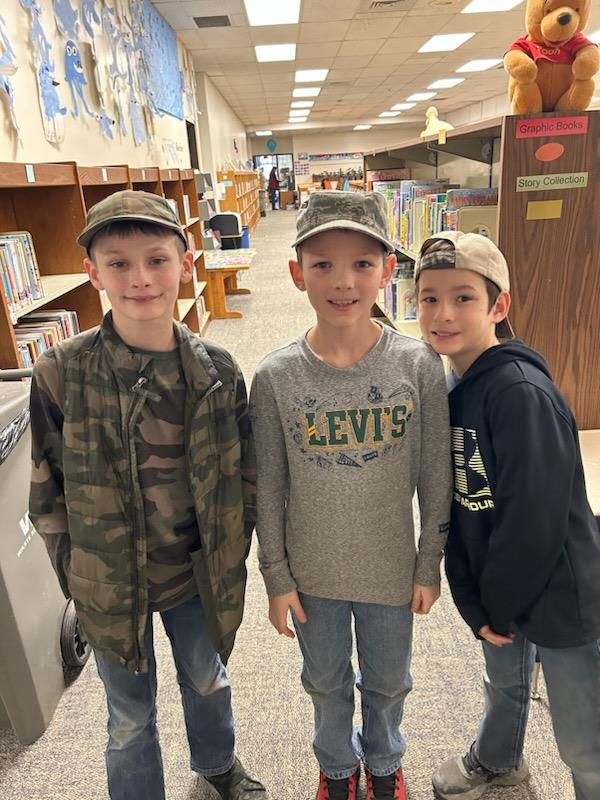 Mrs. Minch's Class on Hat Day